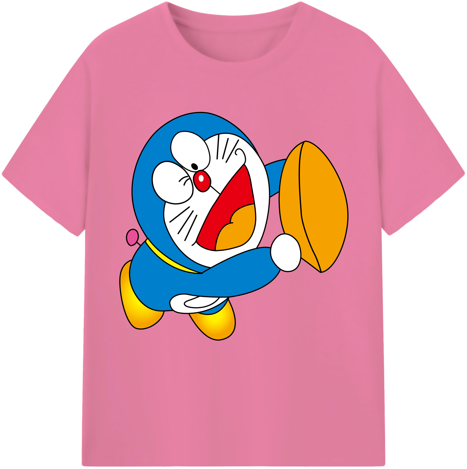 （画像用） ドラえもん Doraemon 綿100％半袖Tシャツ（フロントプリント）